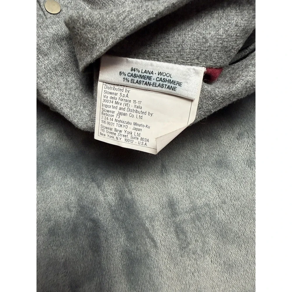 Incotex 5 Pocket Jean Cut Dress Pants Size 38x32 US Gray Cashmere Blend